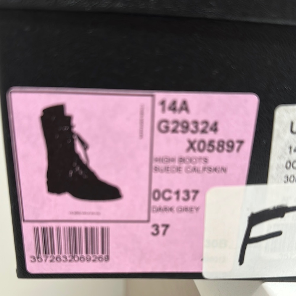 100% AUTHENTIC CHANEL Gray Women’s Boots - Picture 15 of 16